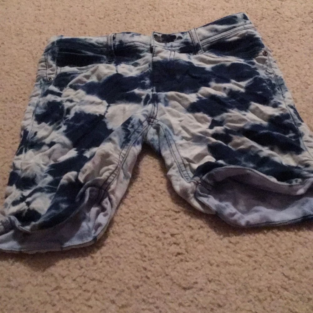Blue and white jeggings